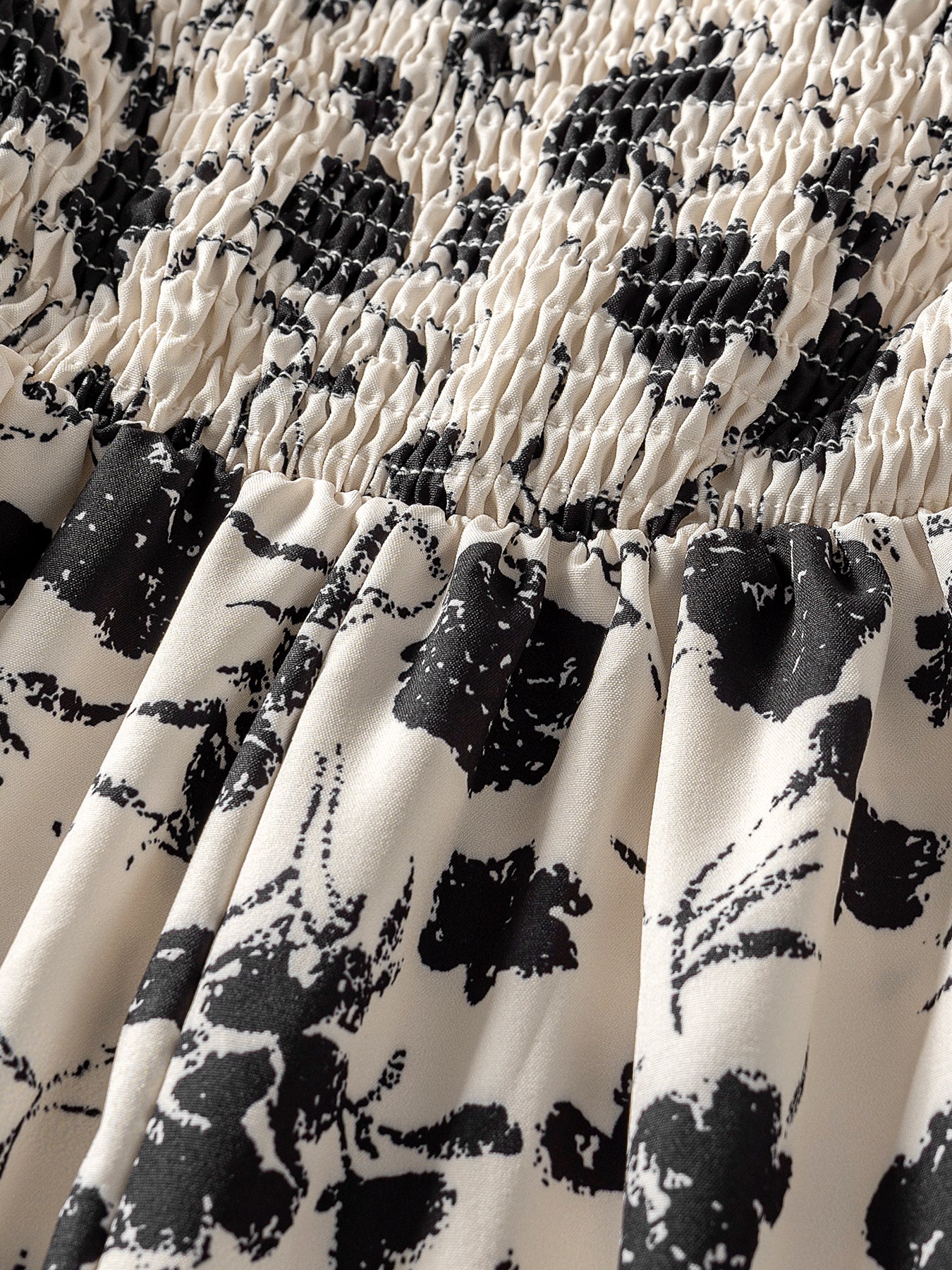 Elegant Printed Strap Dress For Summer