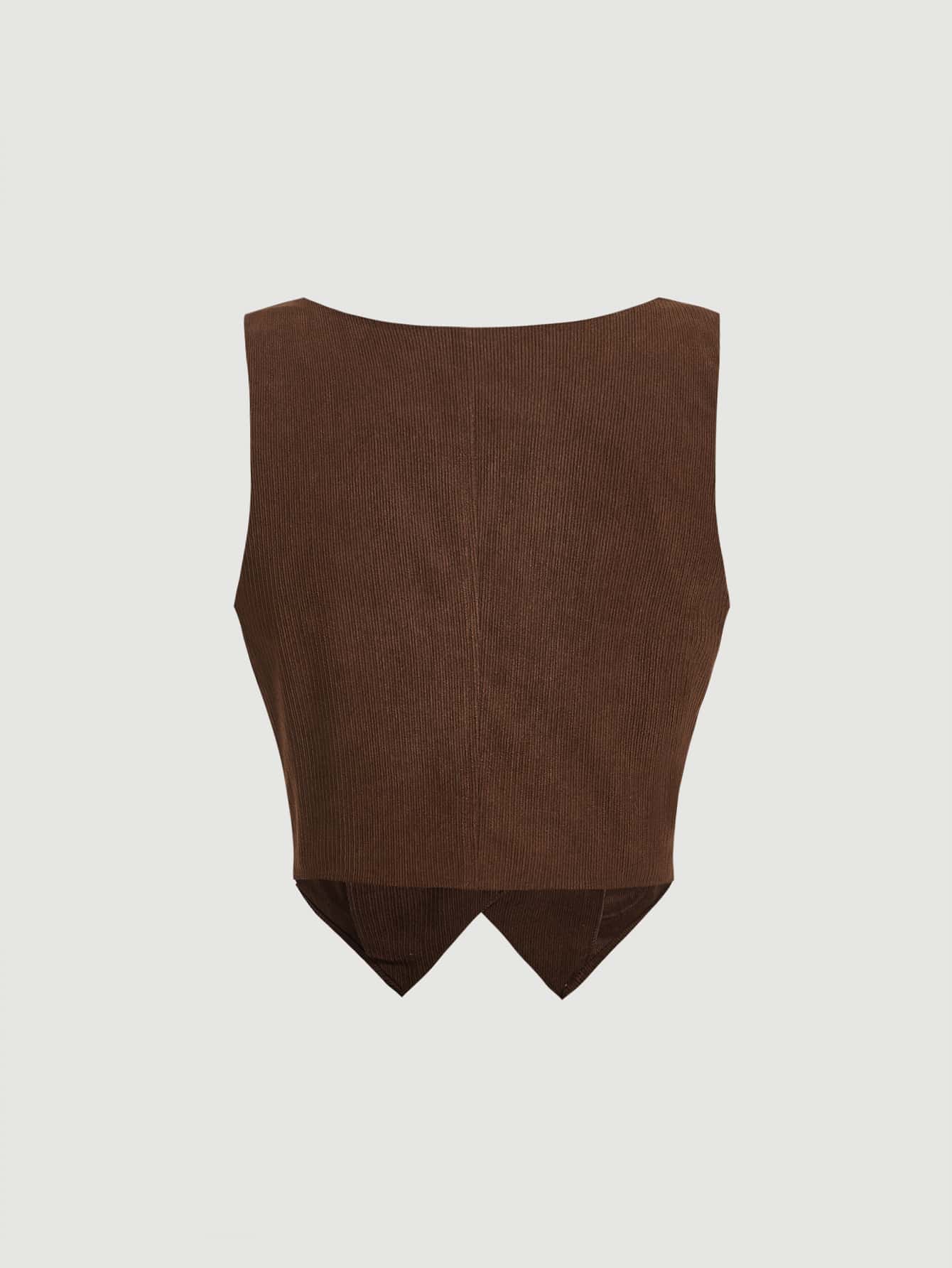 Chic Sleeveless Vest In A Light Fashion Style
