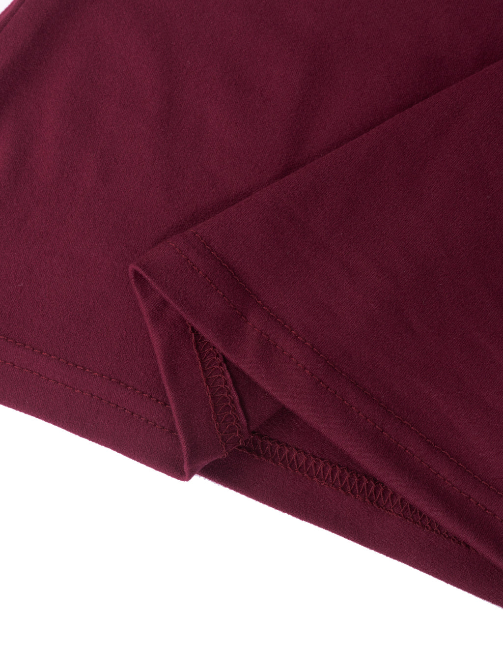 Solid Color Slim Stand-up Collar Short-sleeved Top