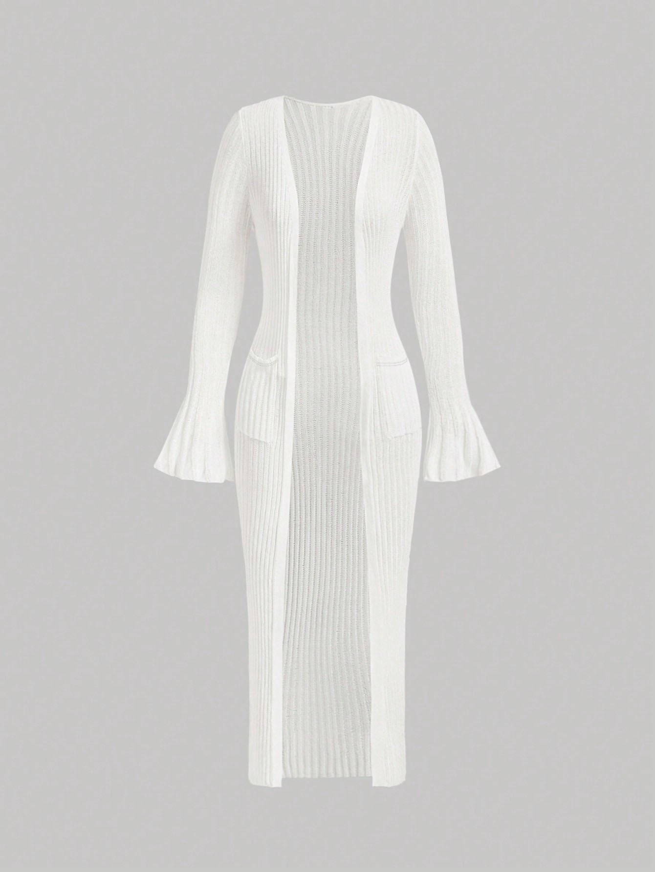 A New Versatile Long Knit Jacket