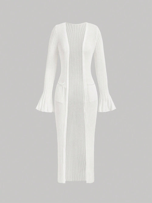 A New Versatile Long Knit Jacket